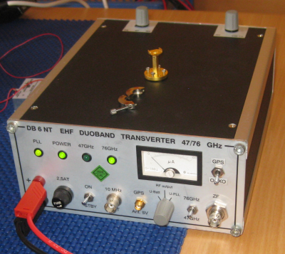 Kombi-Transverter für 47 und 76 GHz von DB6NT Michael Kuhne